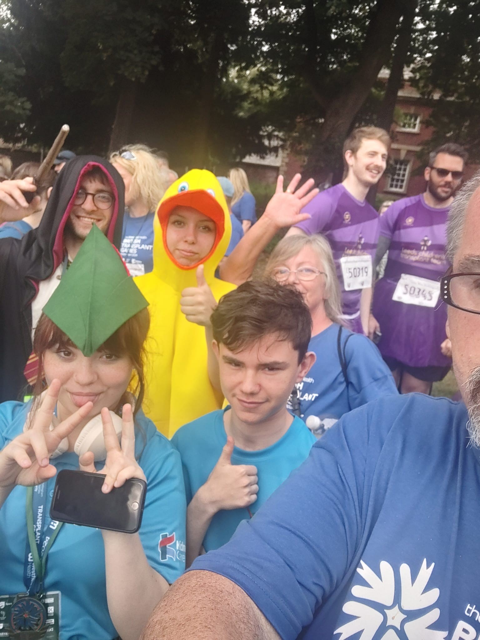 Donor Run with chicken and HP