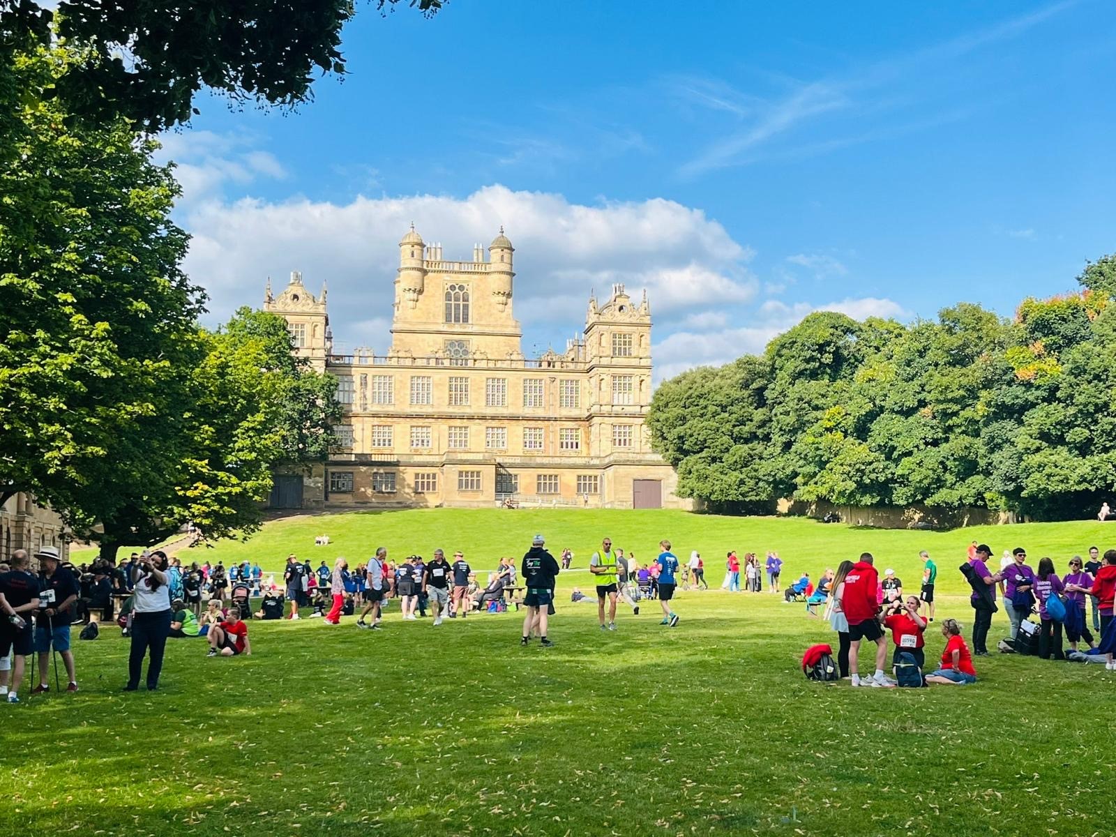 Gathering at Wollaton Park for DR