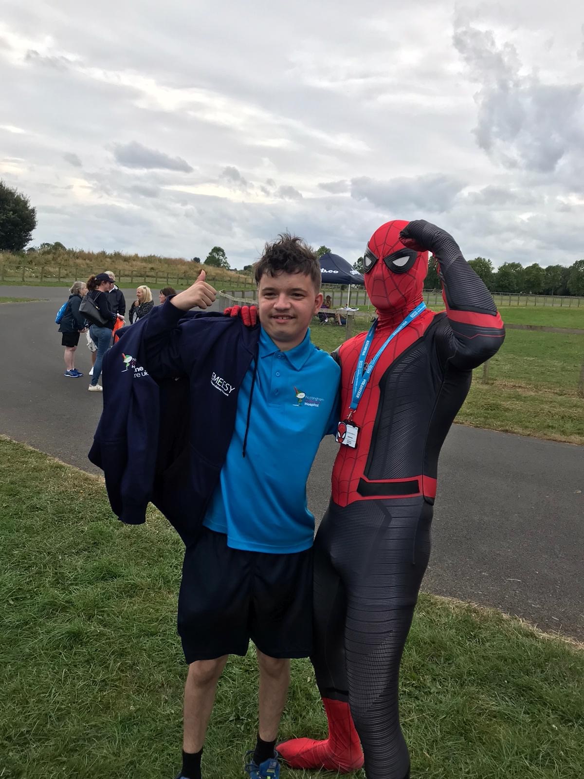 Spiderman with H