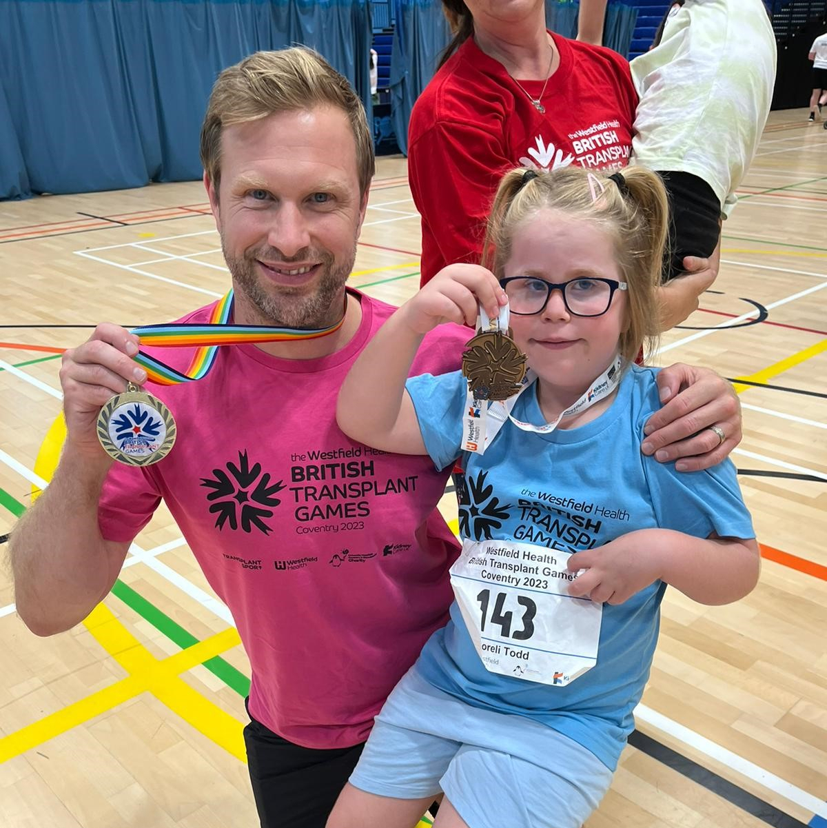 dad and daughter medallists